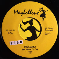 Paul Anka : Put Your Head On My Shoulder / It's Time To Cry (7", Single)
