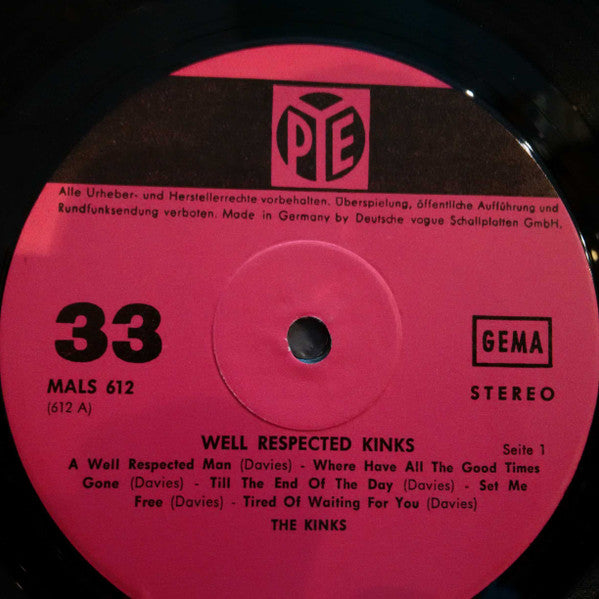 The Kinks : Well Respected Kinks (LP, Comp)