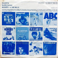 Booker T. & The M.G.'s* : Something / Sunday Sermon (7")