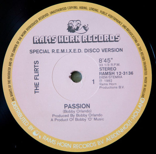 Rare Flirts “Passion” Disco Remix 12