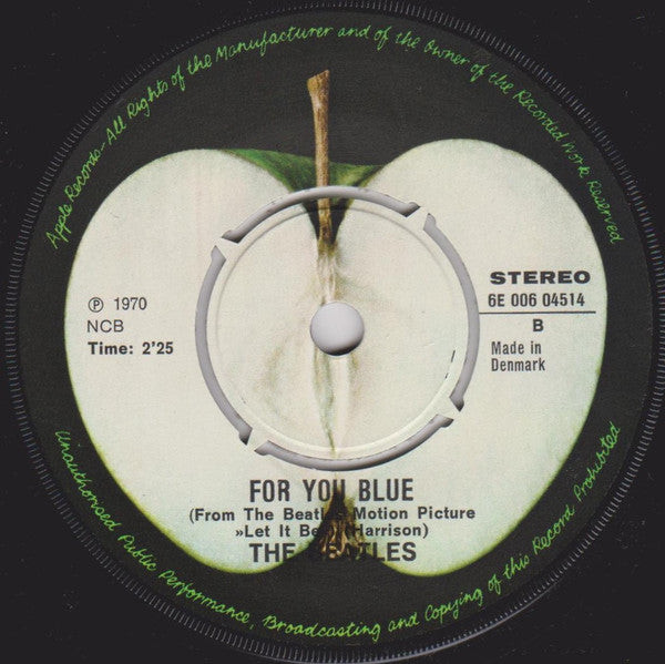The Beatles : The Long And Winding Road (7", Single)