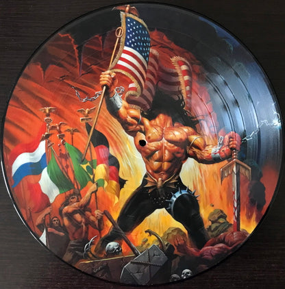 Manowar : Warriors Of The World (LP, Album, Ltd, Pic, "Li)