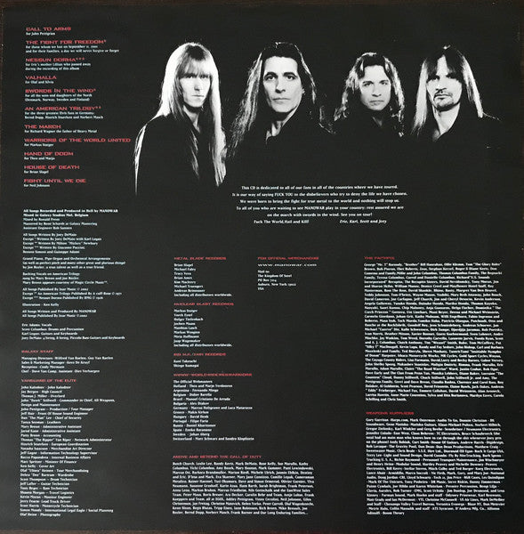 Manowar : Warriors Of The World (LP, Album, Ltd, Pic, "Li)