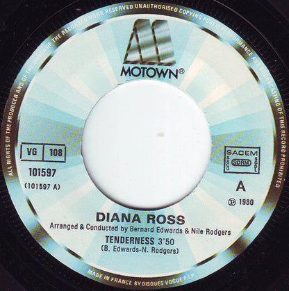 Diana Ross : Tenderness (7", Single)