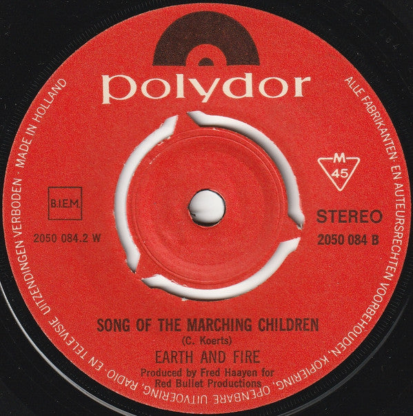 Earth And Fire : Invitation (7", Single, 3-P)