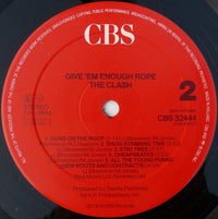 The Clash : Give 'Em Enough Rope (LP, Album, RE)