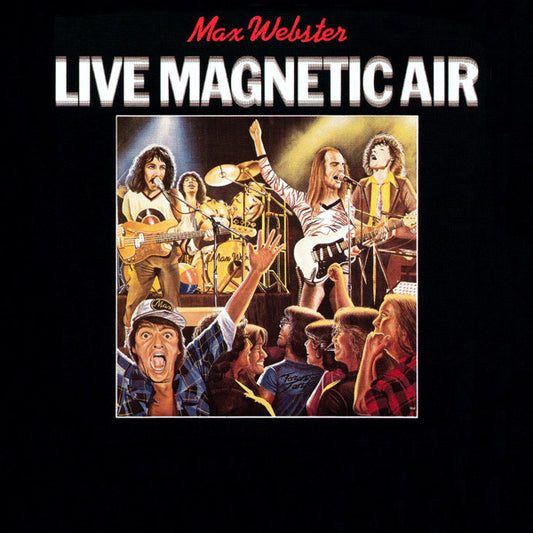 Max Webster : Live Magnetic Air (LP, Album)