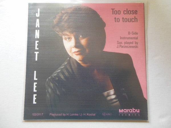 Janet Lee (2) : Too Close To Touch (7")