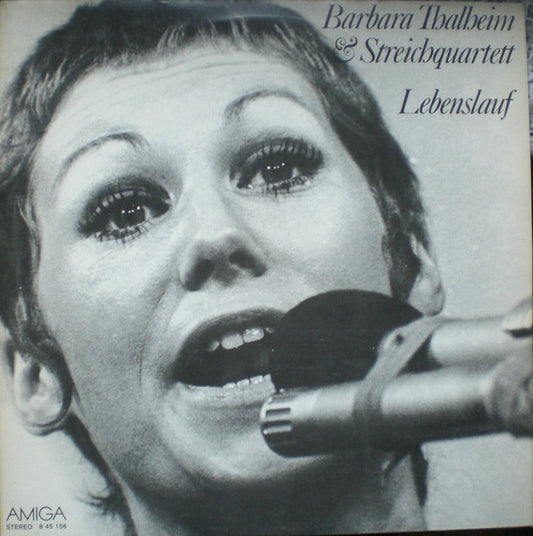 Barbara Thalheim & Streichquartett Jens Naumilkat : Lebenslauf (LP, Album, Red)