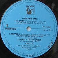 Boney M. : Love For Sale (LP, Album, Blu)
