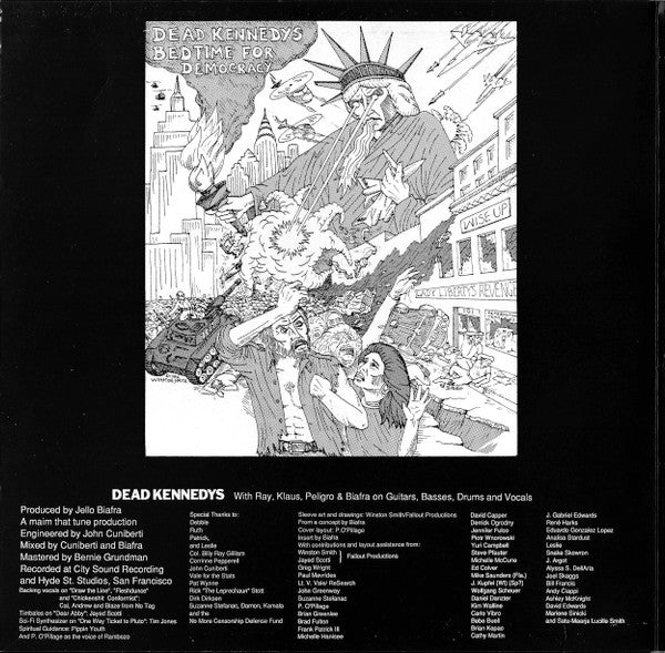 Dead Kennedys : Bedtime For Democracy (LP, Album, Gat)