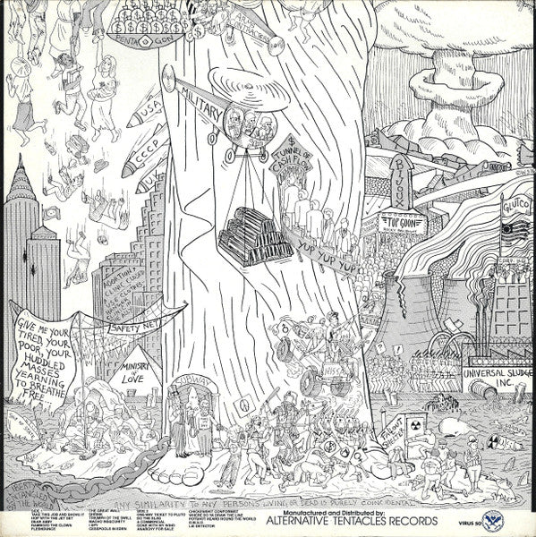 Dead Kennedys : Bedtime For Democracy (LP, Album, Gat)