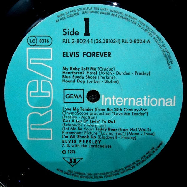 Elvis Presley : Elvis Forever - 32 Hits (2xLP, Comp, RE, Gat)