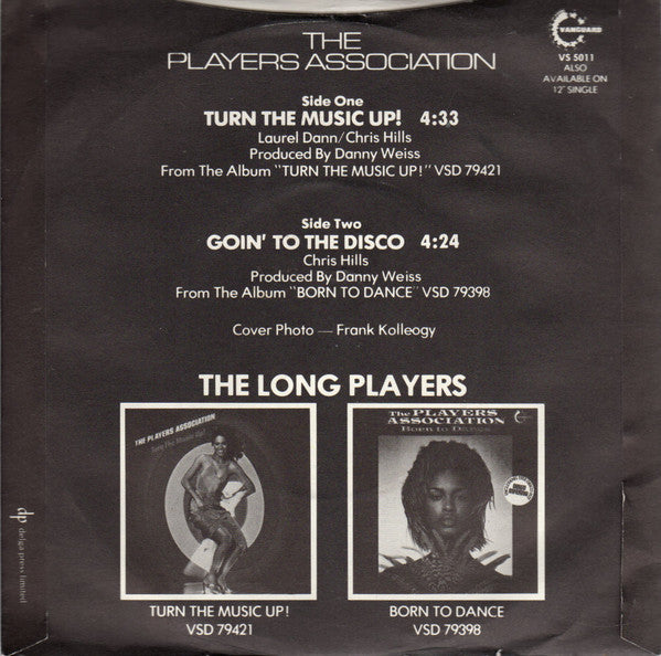 The Players Association : Turn The Music Up! (7", Single, 4-p)