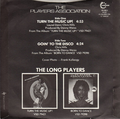 The Players Association : Turn The Music Up! (7", Single, 4-p)