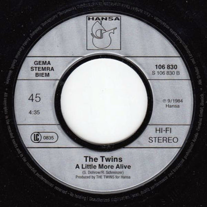 The Twins : The Game Of Chance (7", Single)