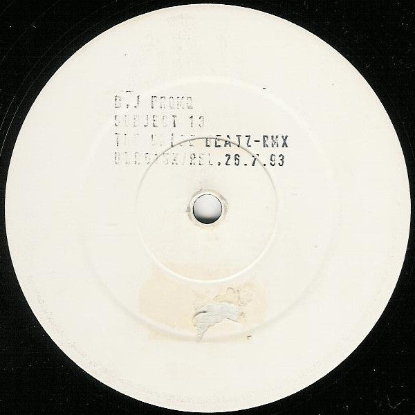 Subject 13 : The Uniqe Beatz - Rmx (12", EP, Promo, Sta)