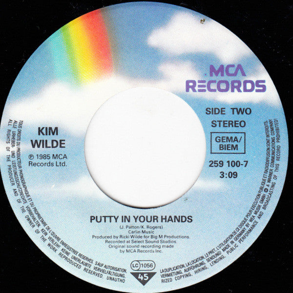 Kim Wilde : Rage To Love (7", Single)