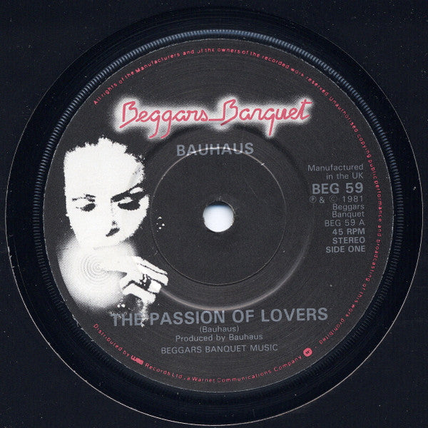 Bauhaus : The Passion Of Lovers (7", Single)