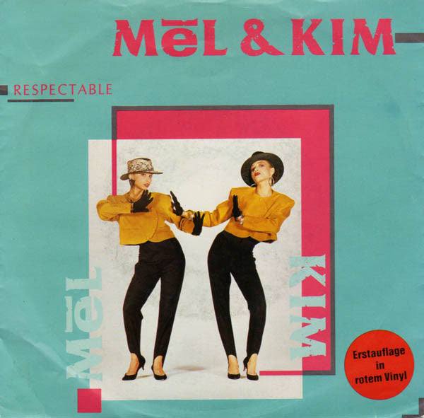 Mel & Kim : Respectable (7", Single, Red)