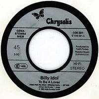 Billy Idol : To Be A Lover (7", Single)
