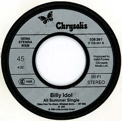 Billy Idol : To Be A Lover (7", Single)