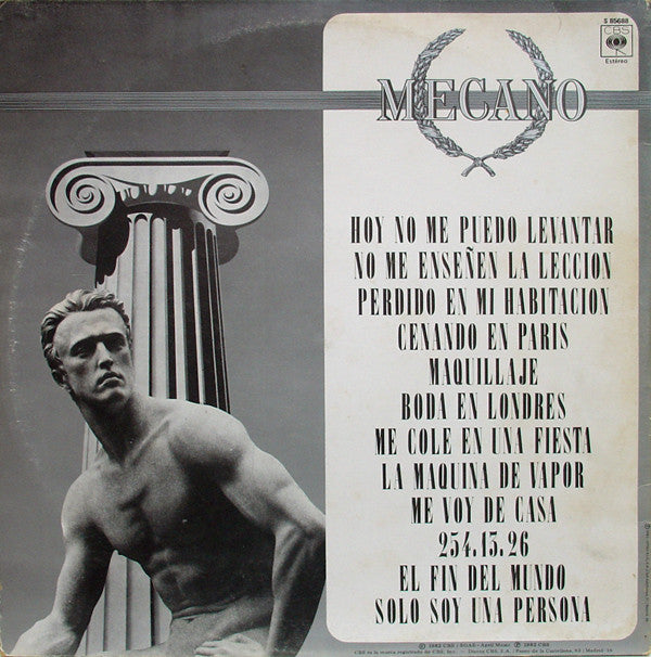Mecano : Mecano (LP, Album, Gat)