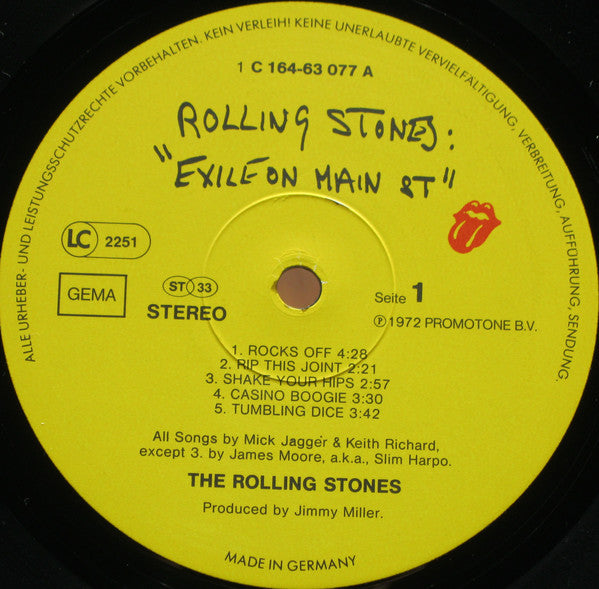 Rolling Stones* : Exile On Main St. (2xLP, Album, RE, Gat)