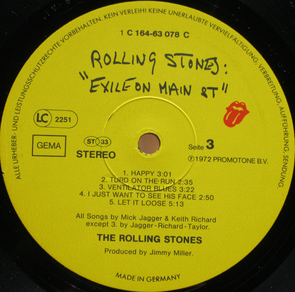 Rolling Stones* : Exile On Main St. (2xLP, Album, RE, Gat)