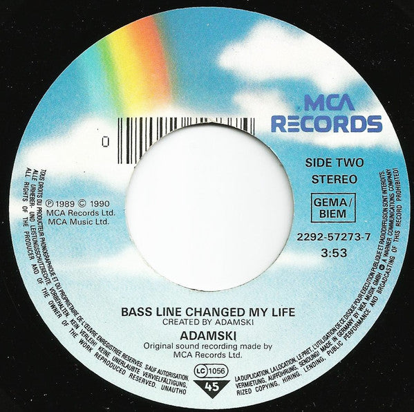 Adamski : Killer (7", Single, Lar)