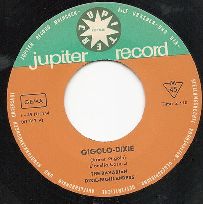 The Bavarian Dixie Highlanders : Gigolo-Dixie / Fussball-Dixie (7", Single, Mono, M/Print)