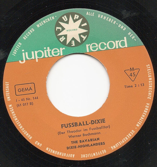 The Bavarian Dixie Highlanders : Gigolo-Dixie / Fussball-Dixie (7", Single, Mono, M/Print)