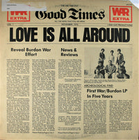 War Featuring Eric Burdon* : Love Is All Around (LP, Album, Pit)