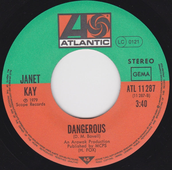Janet Kay : Silly Games (7", Single)