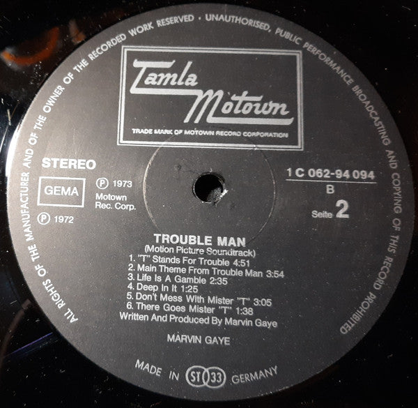 Marvin Gaye : Trouble Man (LP, Album)