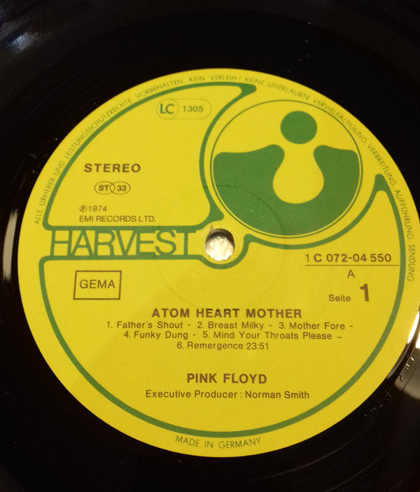 Pink Floyd : Atom Heart Mother (LP, Album, RP, Gat)