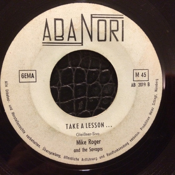 Mike Roger And The Savages : Fat Shake (She's Too Fat for Me)  (7")