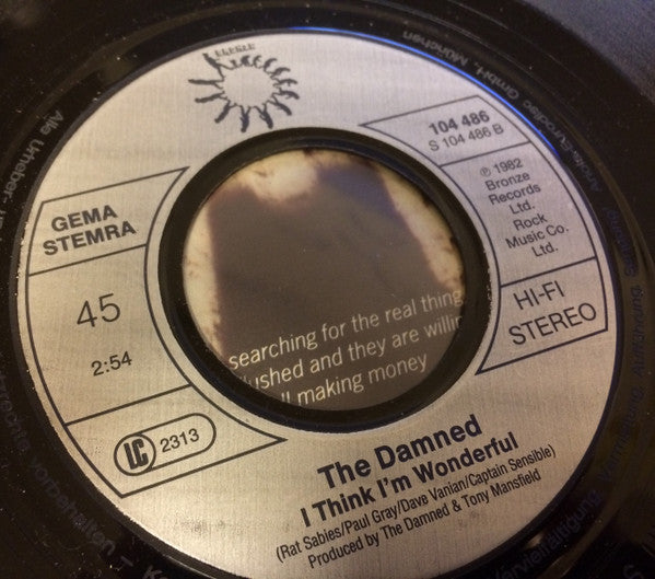 The Damned : Lovely Money (7", Single)