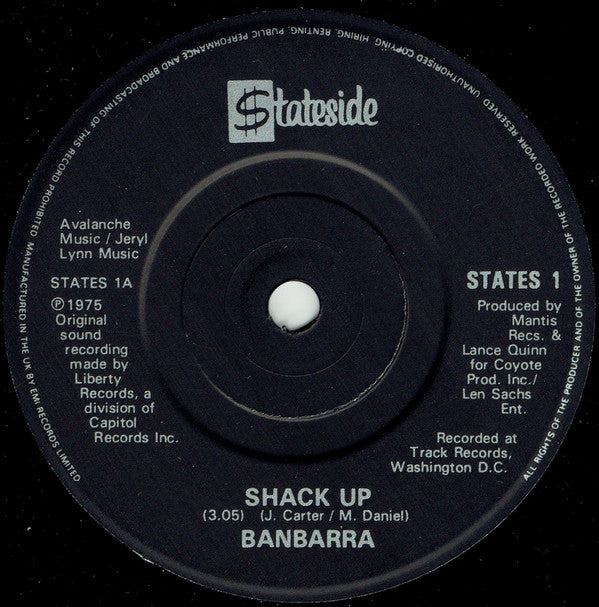 Banbarra : Shack Up (7", RE)