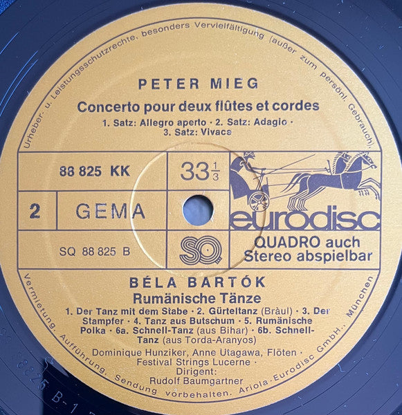 Festival Strings Lucerne, Rudolf Baumgartner : Festival Strings Lucerne (LP, Quad)