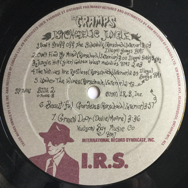 The Cramps : Psychedelic Jungle (LP, Album, Sil)