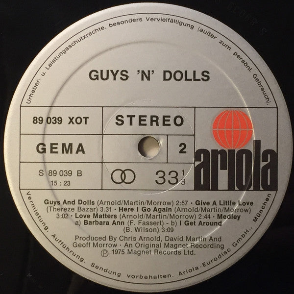 Guys 'n' Dolls* : Guys 'n' Dolls (LP, Album)