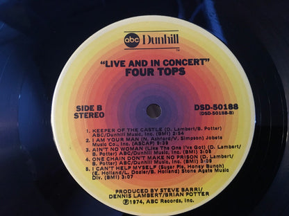 Four Tops : Live & In Concert (LP, Album, Ter)