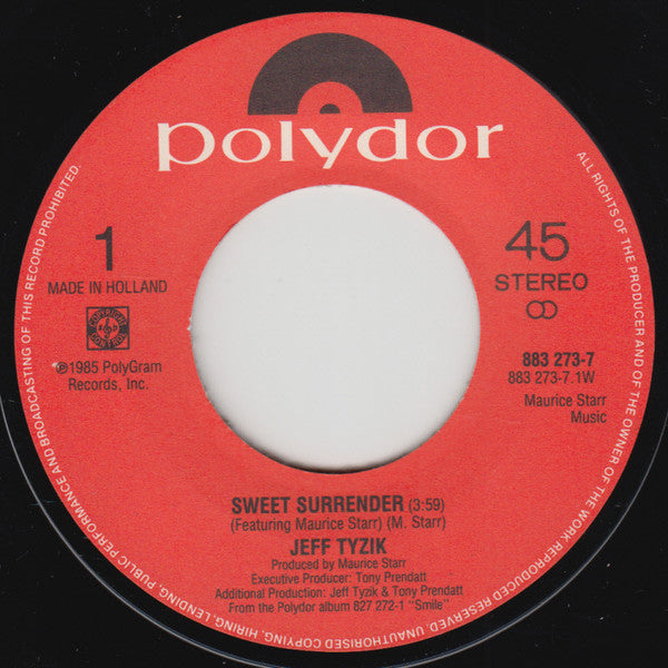 Tyzik* Featuring Maurice Starr : Sweet Surrender (7", Single)