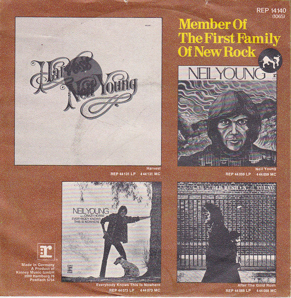 Neil Young : Heart Of Gold (7", Single, Promo)