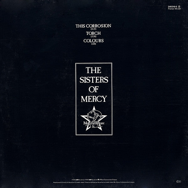 The Sisters Of Mercy : This Corrosion (12")
