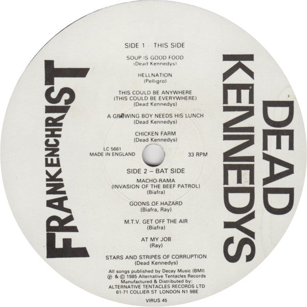 Dead Kennedys : Frankenchrist (LP, Album)