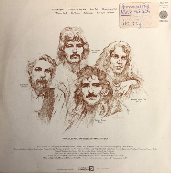 Black Sabbath : Heaven And Hell (LP, Album)