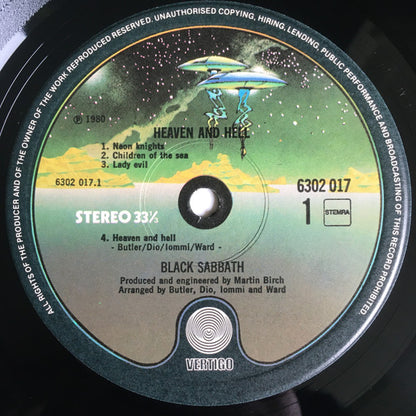 Black Sabbath : Heaven And Hell (LP, Album)