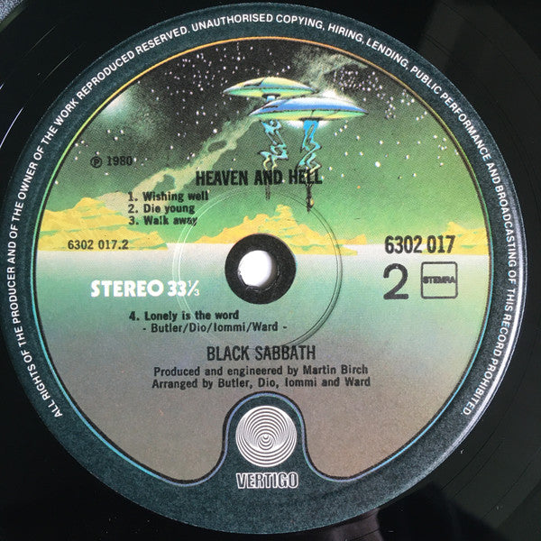 Black Sabbath : Heaven And Hell (LP, Album)